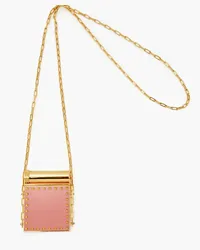 Valentino Garavani Studded enamel lipstick holder - Pink Pink