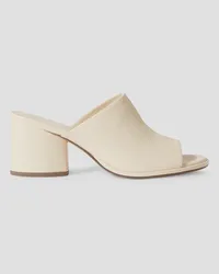 aeyde Amanda leather mules - White White