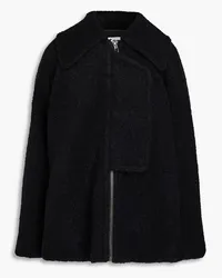 Ganni Wool-blend bouclé jacket - Black Black