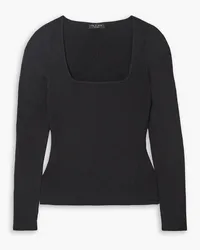 Rag & Bone Asher ribbed-knit top - Black Black