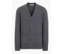 Merino wool cardigan - Gray
