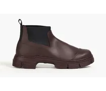 Rubber Chelsea boots - Burgundy