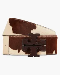 Tory Burch Eleanor calf-hair belt - Brown Brown