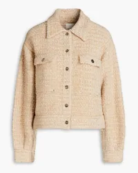 Sandro Metallic bouclé-tweed jacket - Neutral Neutral