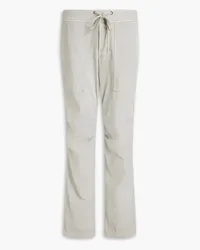 James Perse Slub cotton-twill pants - Gray Gray