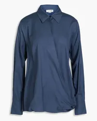 Victoria Beckham Silk wrap blouse - Blue Blue