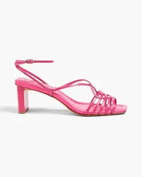 Alexandre Birman Naya 50 patent-leather sandals - Pink Pink