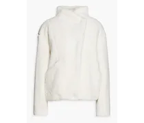 Faux shearling jacket - White