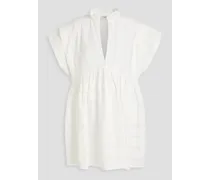 Russe broderie anglaise cotton mini dress - White