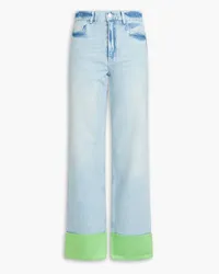 WANDLER Poppy high-rise straight-leg jeans - Blue Blue