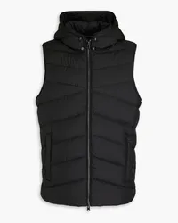 Woolrich Quilted shell hooded vest - Black Black