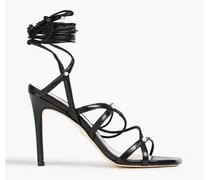 Astrid 100 embellished leather sandals - Black