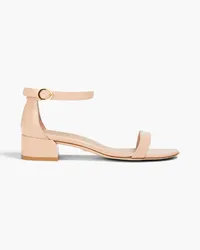 Stuart Weitzman Patent-leather sandals - Neutral Neutral