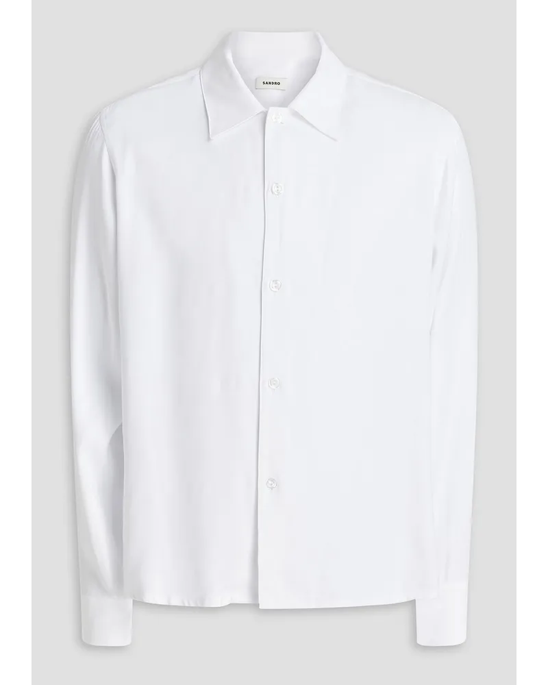 Sandro Twill shirt - White White