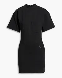 Alexander Wang French cotton-terry mini dress - Black Black