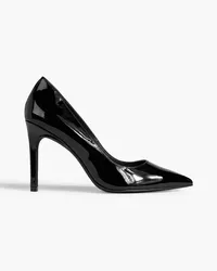 Stuart Weitzman Leigh 95 patent-leather pumps - Black Black