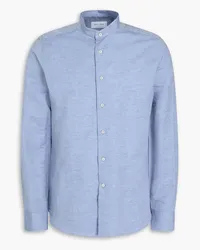 Canali Linen and cotton-blend shirt - Blue Blue