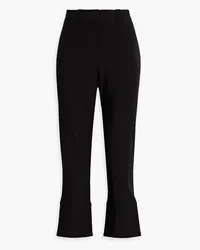 3.1 phillip lim Cropped wool-blend straight-leg pants - Black Black