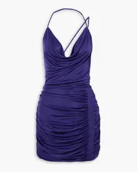 GAUGE81 Adana ruched jersey mini dress - Purple Purple