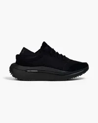 adidas Qisan stretch-knit sneakers - Black Black