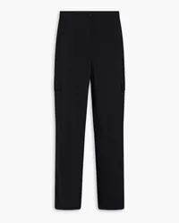 Theory Crepe wide-leg pants - Black Black