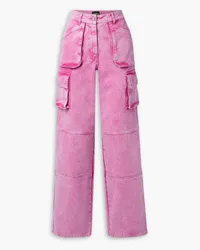 ARG Wide-leg cargo jeans - Pink Pink