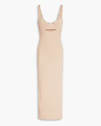 Magda Butrym Cutout ribbed-knit maxi dress - Pink Pink