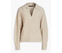 Patricia mélange knitted sweater - Neutral
