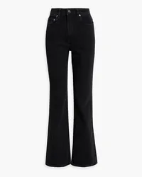 Ganni Betzy high-rise flared jeans - Black Black