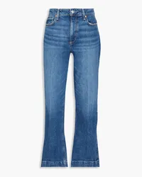 Paige Mid-rise straight-leg jeans - Blue Blue