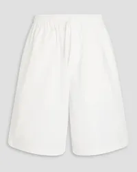 Emporio Armani Cotton drawstring shorts - White White