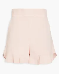 RED Valentino Ruffled crepe shorts - Pink Pink