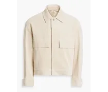 Cotton-blend corduroy jacket - Neutral