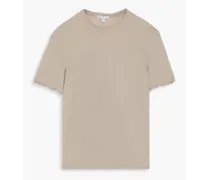 Slub cotton-jersey T-shirt - Gray