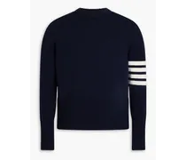Striped wool sweater - Blue