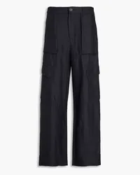 Vince Linen-blend cargo pants - Blue Blue