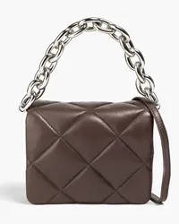 STAND Hestia quilted leather tote - Brown Brown