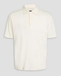 Rag & Bone Classic linen polo shirt - White White