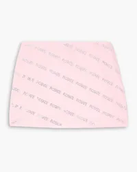 ROTATE Birger Christensen Crystal-embellished cotton-poplin mini skirt - Pink Pink