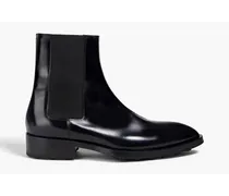 Polished-leather chelsea boots - Black
