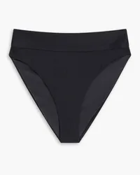 Onia Ivy ribbed high-rise bikini briefs - Black Black