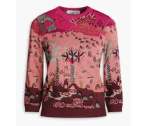 Garavani - Jacquard-knit sweater - Pink