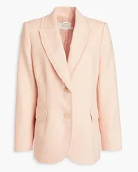 Zimmermann Linen-canvas blazer - Pink Pink