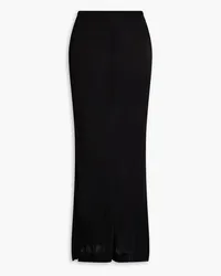 BITE Studios Satin-jersey maxi pencil skirt - Black Black