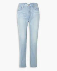 Tu Es Mon Trésor Labradorite high-rise slim-leg jeans - Blue Blue