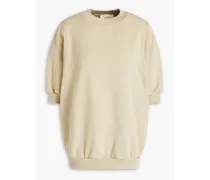 Cotton-fleece sweatshirt - Neutral