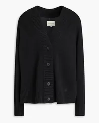 Loulou Studio Embroidered cashmere cardigan - Black Black