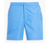 Short-length swim shorts - Blue
