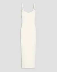 NAADAM Ribbed cashmere midi dress - White White