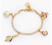 Gold-tone pearl bracelet - Metallic